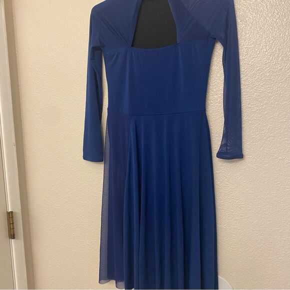 WEISSMAN Dance lyrical costume blue ON THE NATURE OF DAYLIGHT 12286 MC child - Picture 5 of 12